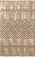 ECARPETGALLERY 5'1" x 8'2" Moroccan Eternity Hand-knotted Area Rug for Living Room, Dining Room and Bedroom in Grey
