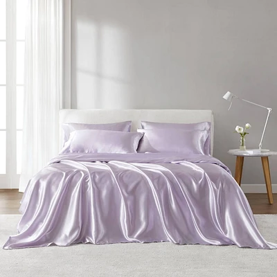 Ensemble de draps en satin Madison Park Essentials