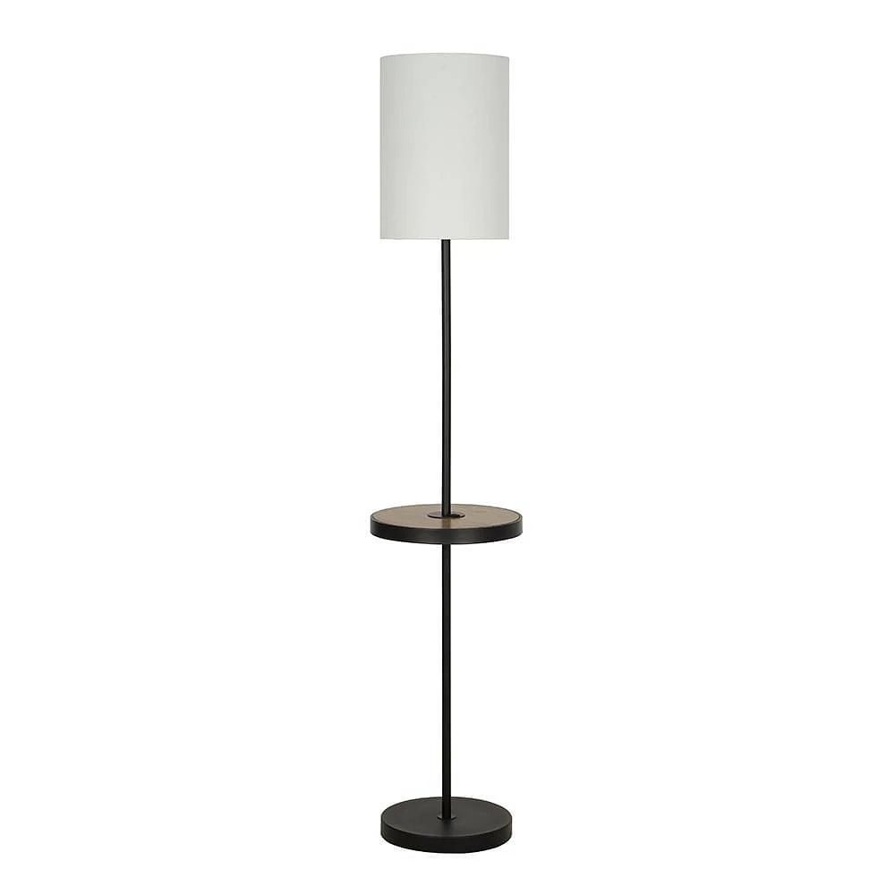 Hometrends Multi-functional Floor Lamp with Shelf and USB Charging
