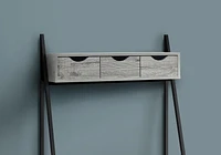 Monarch Specialties Bureau, Bureau À Domicile, Ordinateur Portable, Penché, Tiroirs De Rangement, 32"l, Travail, Métal, Stratifié, Gris, Noir, Contemporain, Moderne