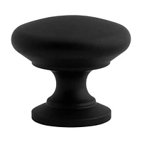 Era Simple Paquet de 2 Bouton Noir Mat 1 x 1 x 1 po.