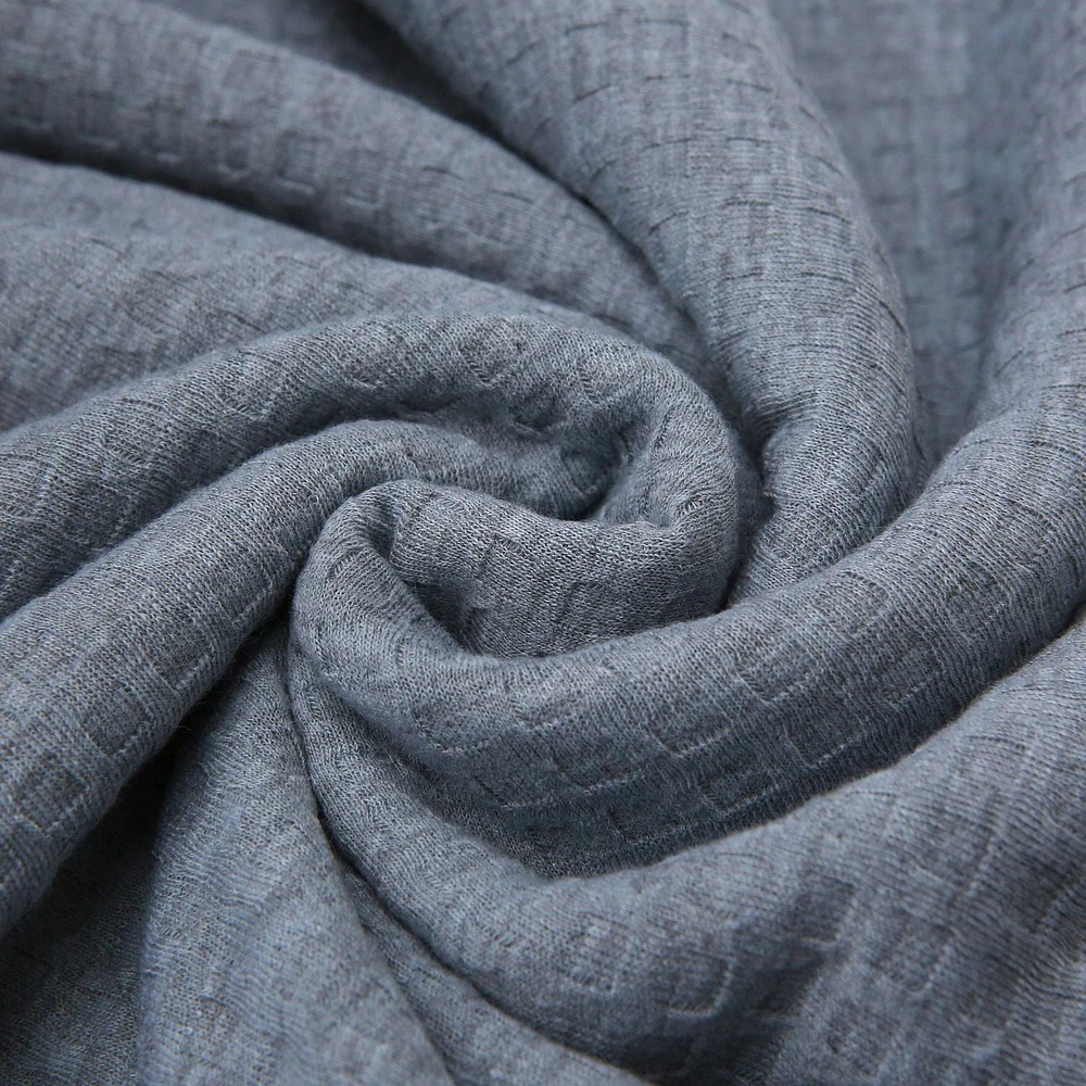 Mainstays Waffle Knit Sherpa Polyester Throw