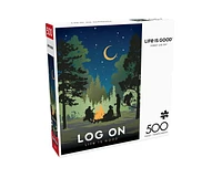 Buffalo Games - Le puzzle Life is Good  - Forest Log On - en 500 pièces