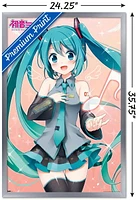 Hatsune Miku - Music Note Wall Poster with Push Pins