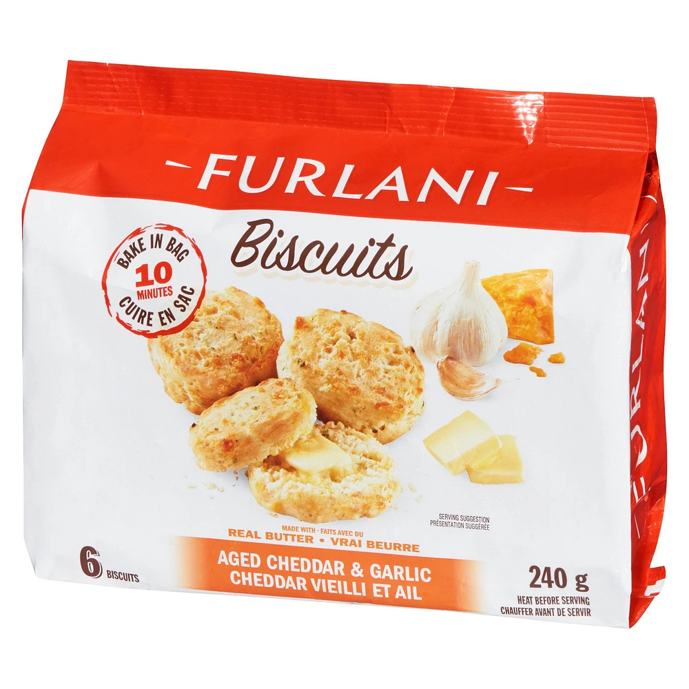 Furlani Aged Cheddar & Garlic Biscuits