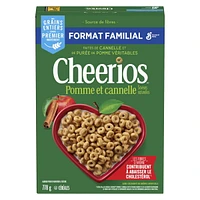 Cheerios Apple Cinnamon Cereal, Family Size, 778 g