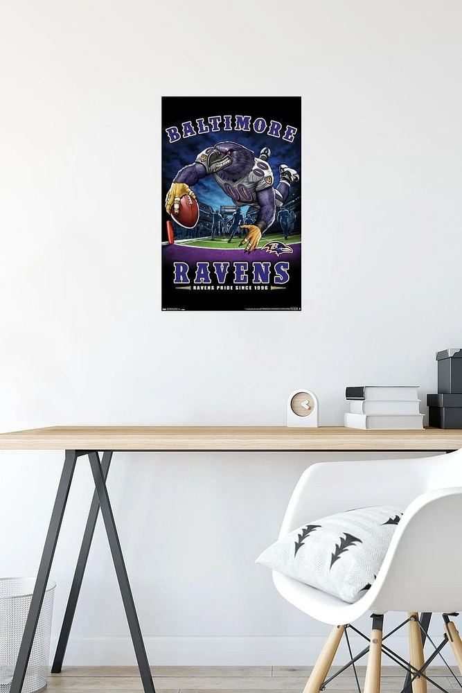 NFL Baltimore Ravens - End Zone 17 Wall Poster