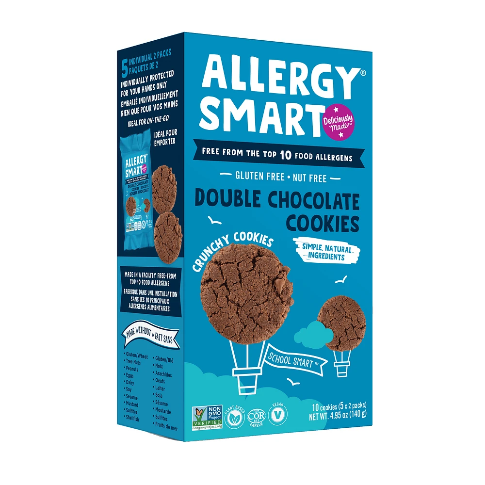 Allergy Smart Double Chocolate Cookie 140g