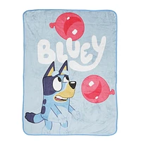 Bluey 'Floating Balloons' Fleece Throw, 46" x 60"