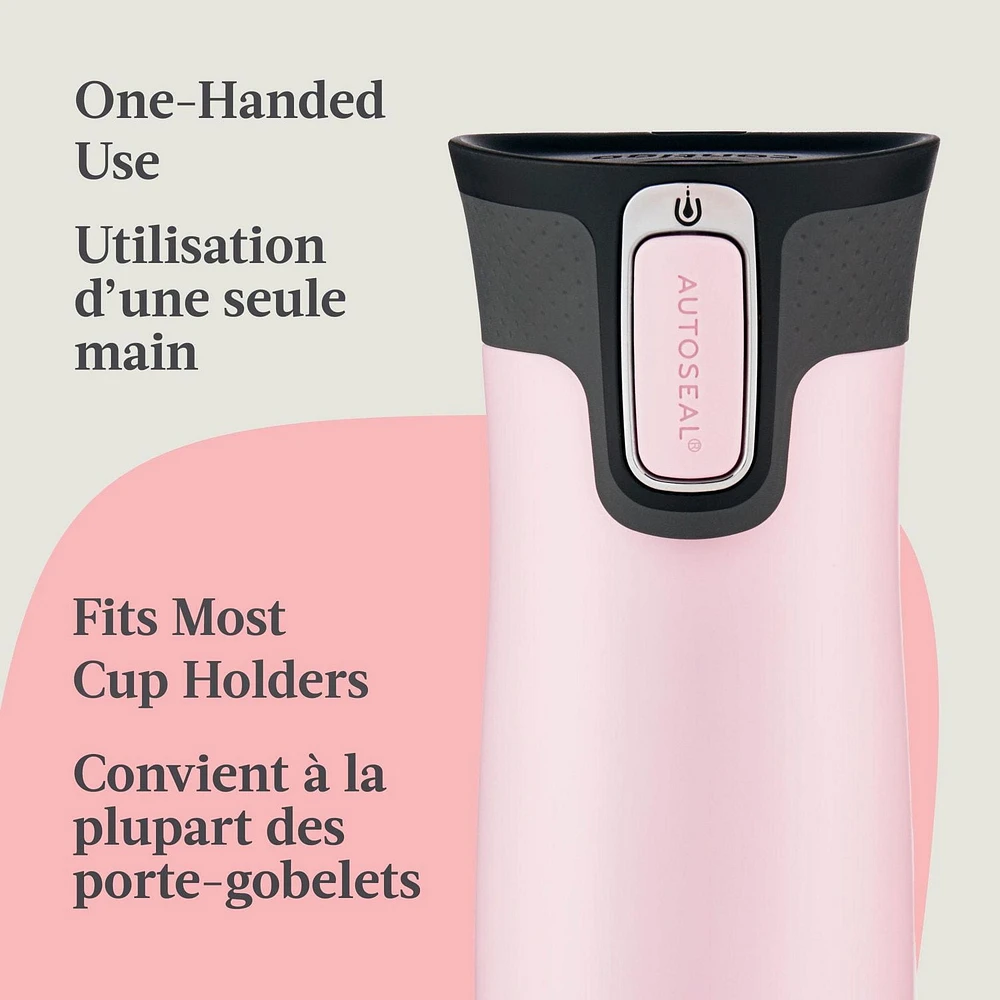 Contigo West Loop 2.0 Stainless Steel Travel Mug with Leak-Proof Lid, BPA-Free, 16 oz (591 mL)