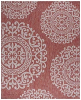 SAFAVIEH Courtyard Raquel Tapis Géométrique Intérieur/Extérieur