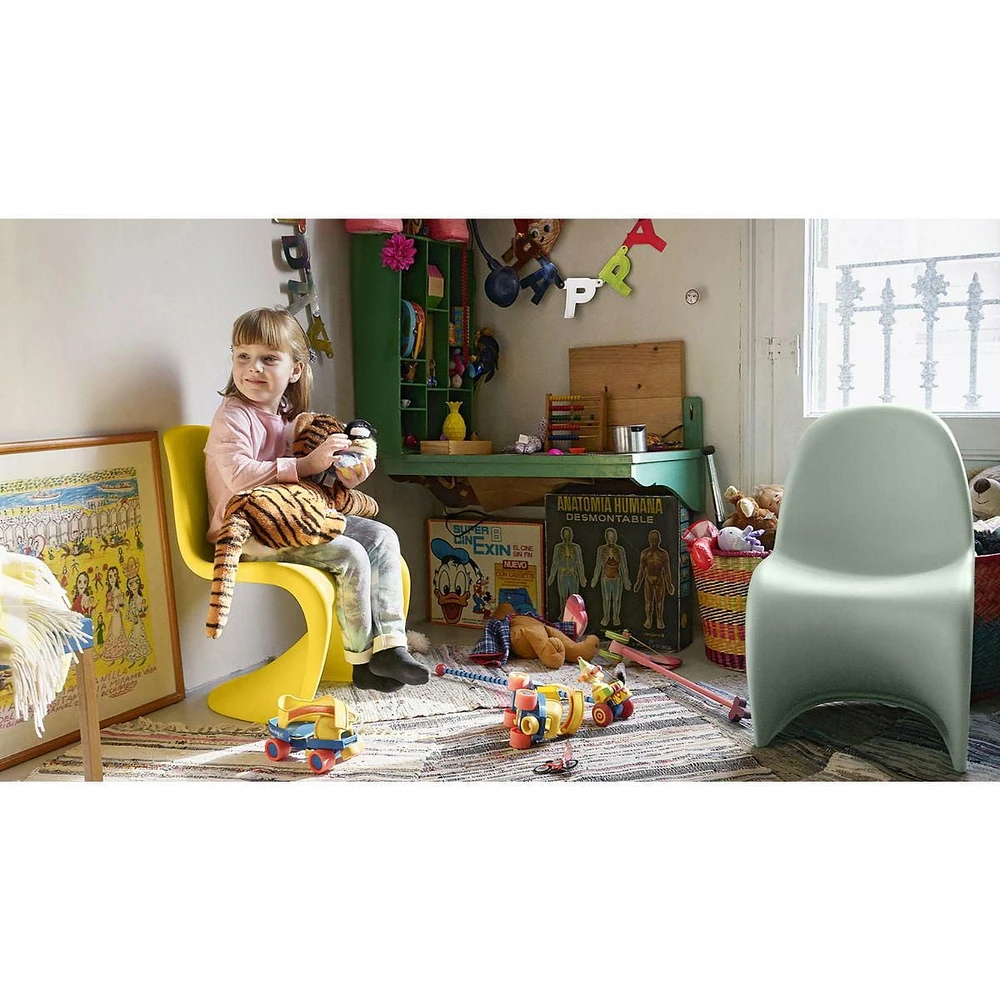 Chaises pour enfants en plastique blanc de la collection Heavenly LOT DE 2