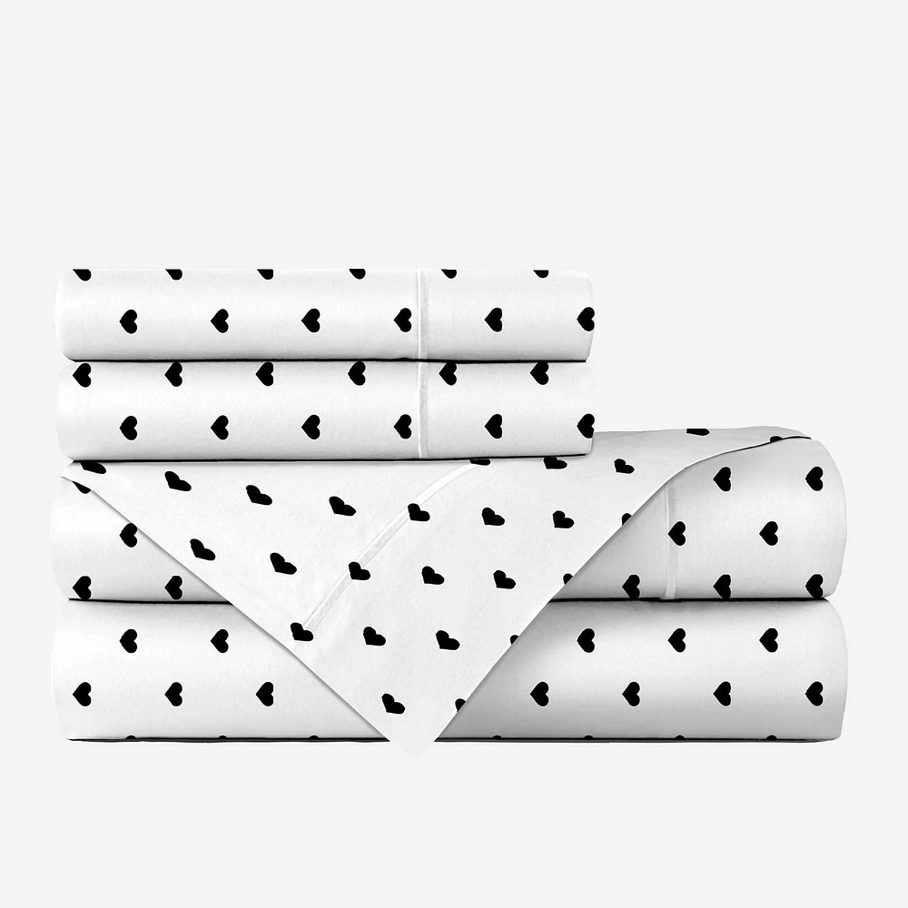Johnson Home Premium Parure de lit en flanelle de coton peigné ultra pelucheux 160 g/m