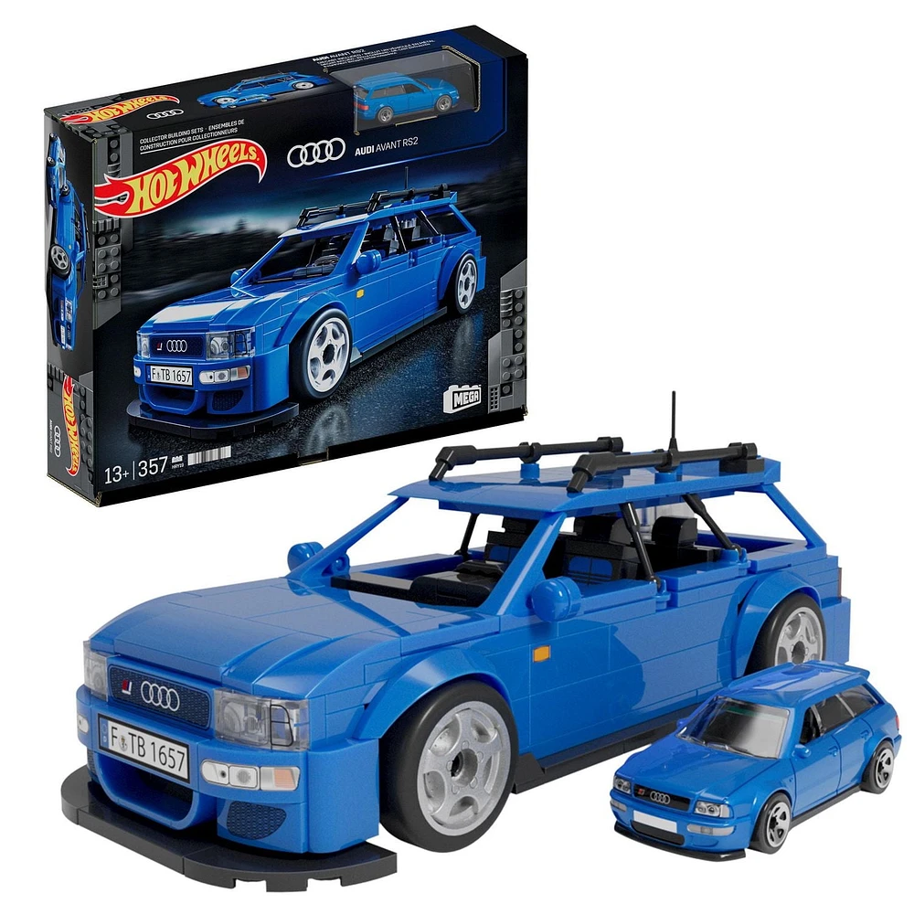 MEGA-Hot Wheels-Coffret Audi Avant RS2 de 354 pièces Âges 13Y+
