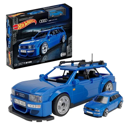 MEGA-Hot Wheels-Coffret Audi Avant RS2 de 354 pièces Âges 13Y+