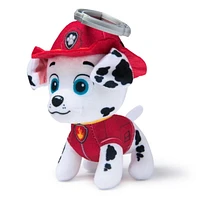 PAW Patrol: Rescue Wheels, 4-Inch Marshall Plush Toy, Miniature Stuffed Animals with Keychain Clip, Kids Toys for Boys and Girls 3+