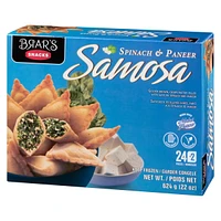 BRAR'S SPINACH AND PANEER SAMOSA, PASTRY FILLED WITH SAVOURY SPINACH AND PANEER