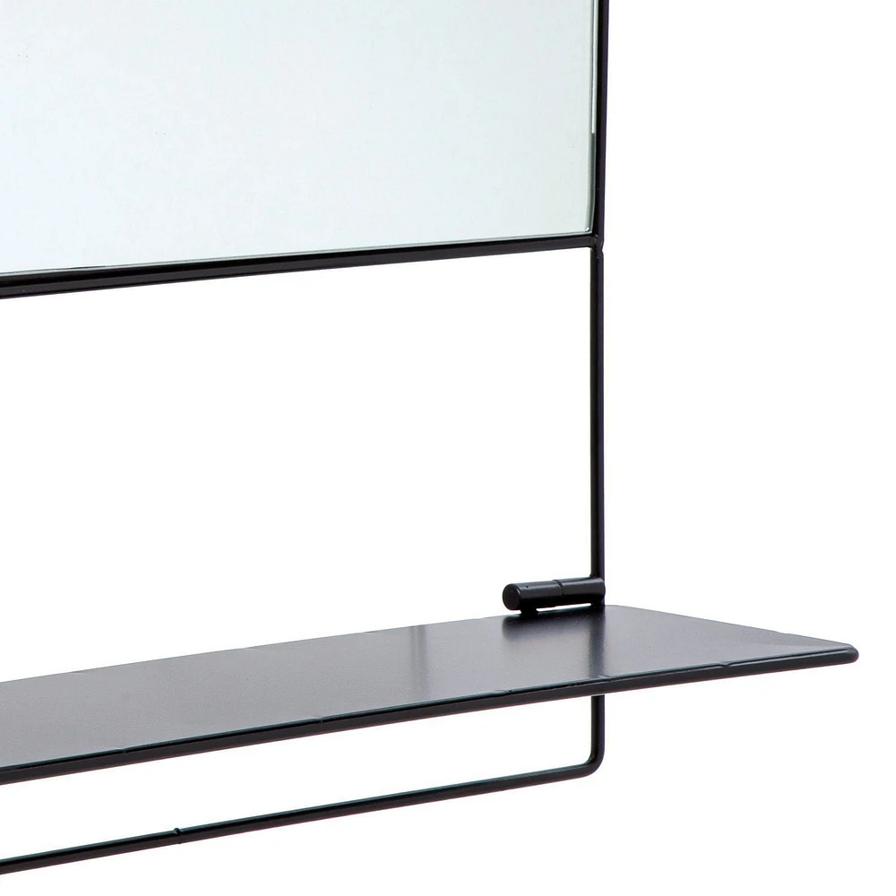 Truu Design Miroir mural décoratif en métal – Carreau de fenêtre