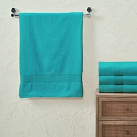 Serviette de bain Fabstyles super douce et absorbante, serviettes de bain de luxe pour spa, maison et hôtel, serviettes à séchage rapide, lot de 4, 27 x 54 pouces