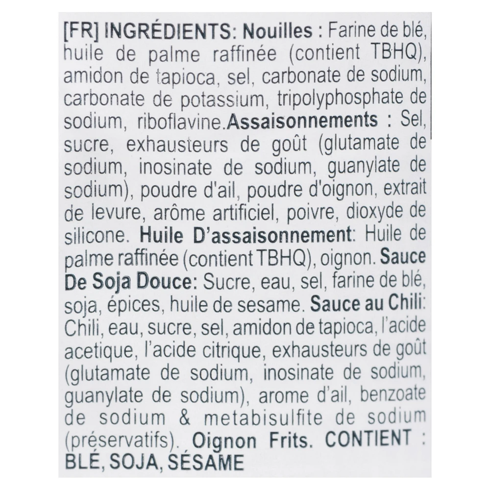 Nouilles instantanées en tasse de Mi Goreng d'Indomie 75 g