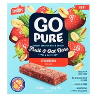 Go Pure Fruits & Avoine Fraises Barres 5 Barres / 140g