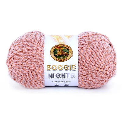 Lion Brand Yarn 509-109 Boogie Nights Monte Carlo Fil métallique super doux