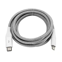blackweb ™ 1.8 meter Lightning to USB-C Connector Charge & Sync Cable (White)