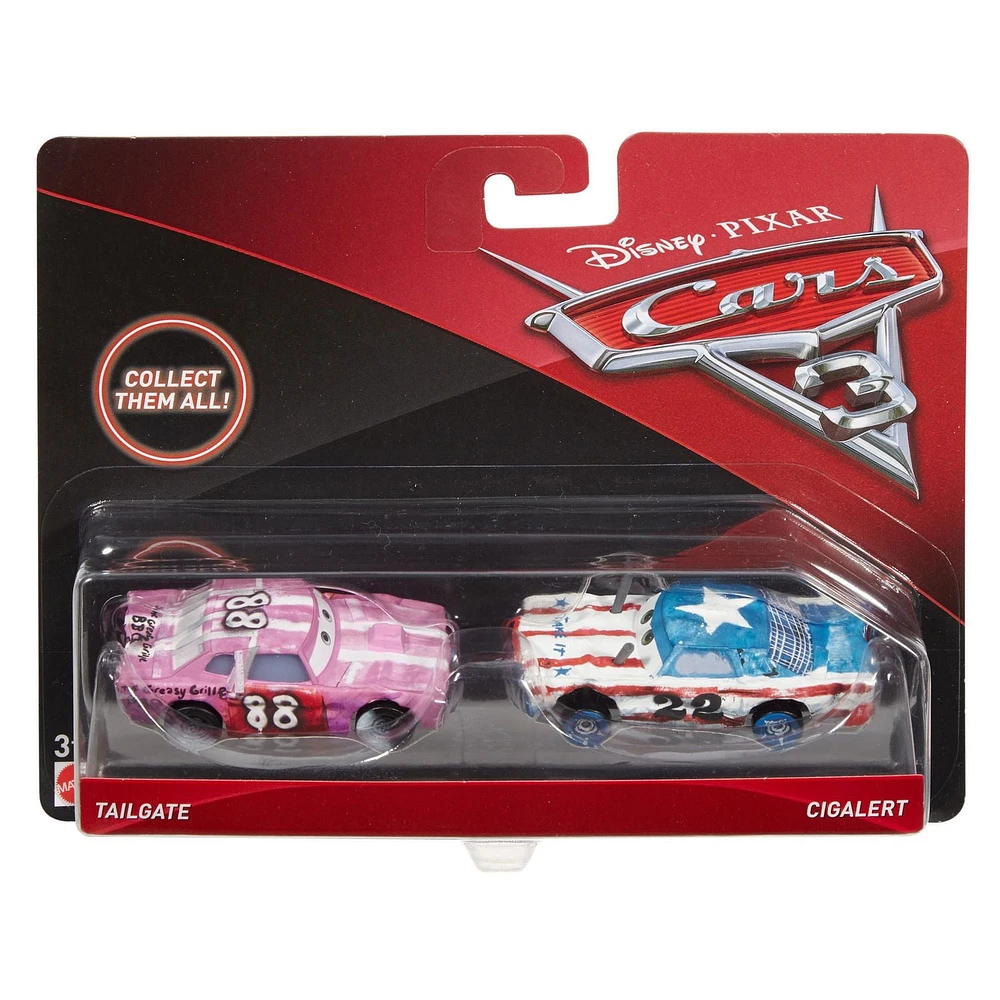 Disney/Pixar Les Bagnoles - Coffret de 2 véhicules - Tailgate et Cigalert