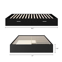 Nexera Hunter 2-Drawer Storage Bed
