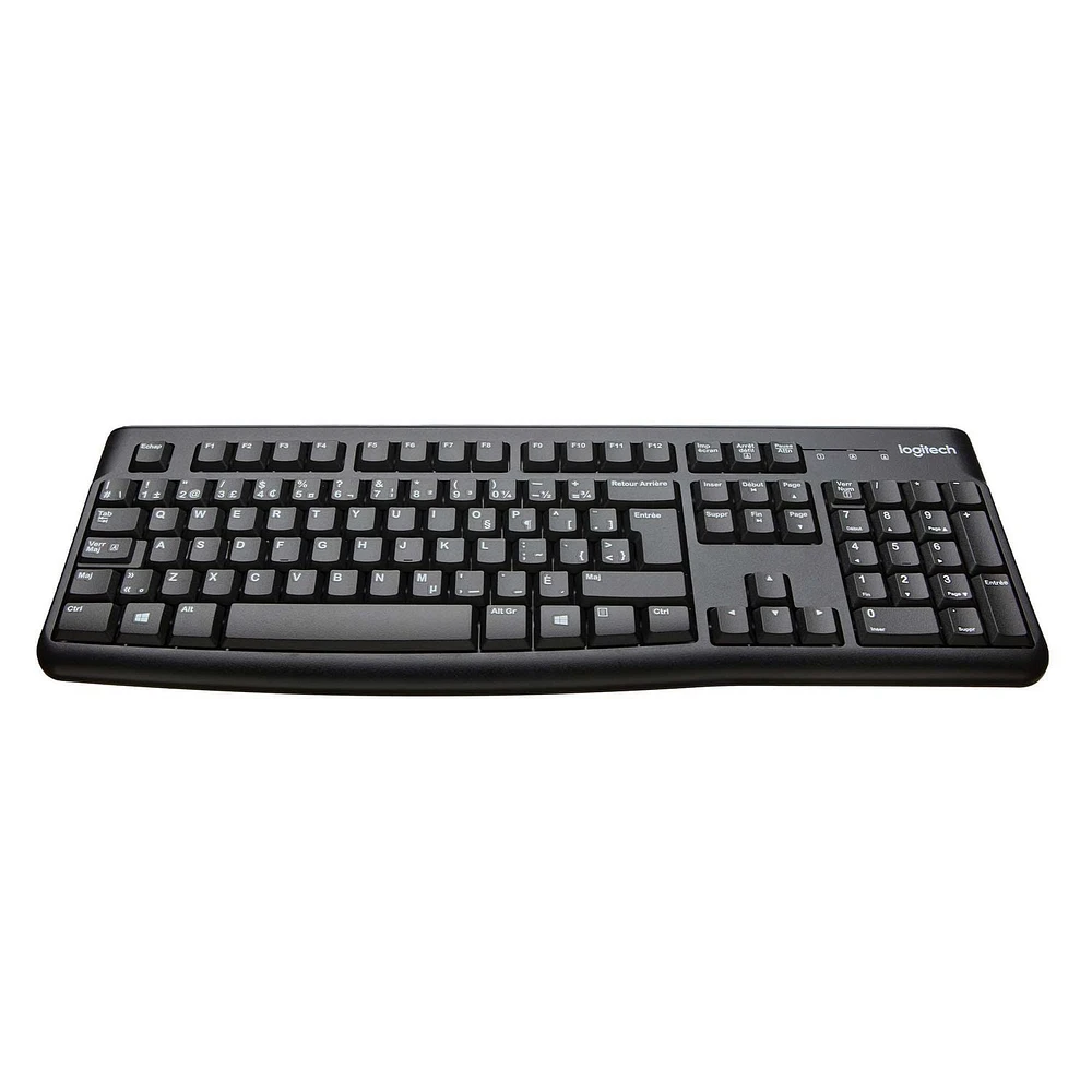 Logitech K120 Keyboard (French) Black