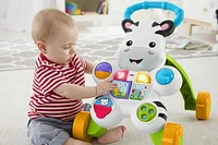 Fisher-Price Learn with Me Zebra Walker Baby & Toddler Learning Toy with Music & Lights - English Edition, 2-4 years