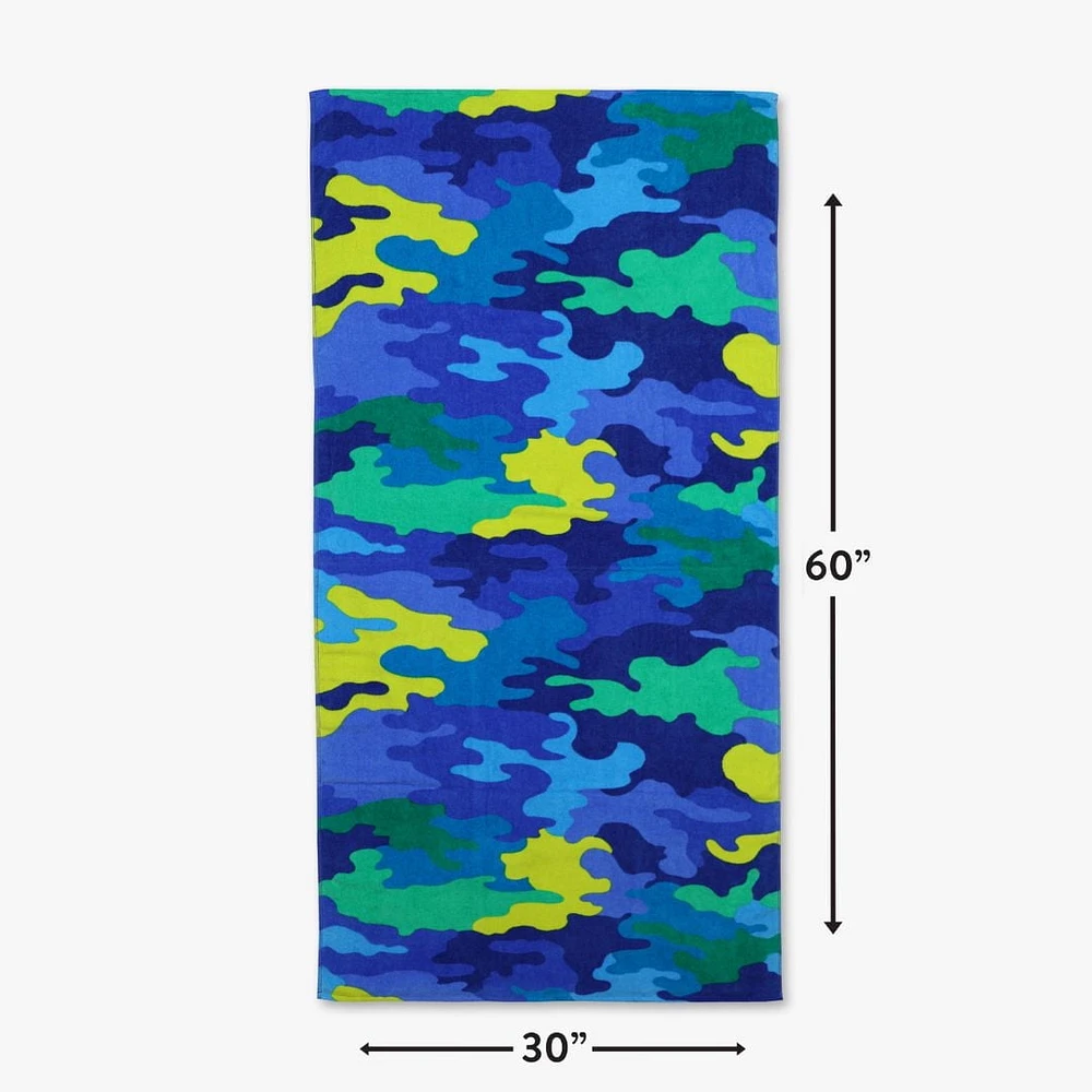 Mainstays Printed Beach Towel, 30"x60"