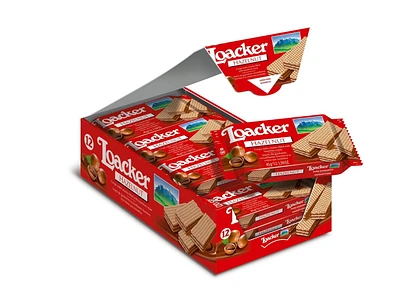 Loacker Hazelnut Wafers Cookies, 45 g