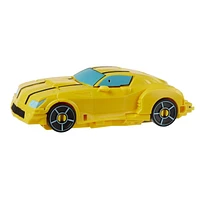 Transformers Toys Bumblebee Cyberverse Adventures Dinobots Unite Roll N’ Change Bumblebee Push-to-Convert Action Figure, 6 and Up, 10-inch