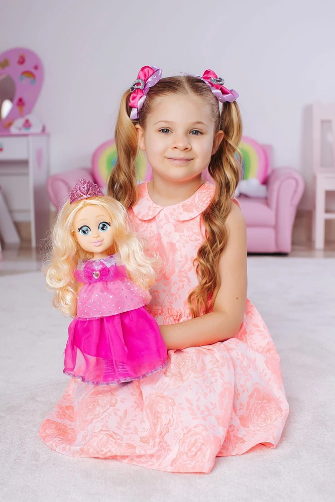 Love, Diana - Poupée Diana Robe de Princesse / Superhéro de 13"