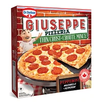 Dr. Oetker Giuseppe Pizzeria Thin Crust Pepperoni Pizza, 480 g