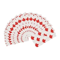 Façon de célébrer! Serviettes de table en papier orignal rouge et blanc, 20 ct