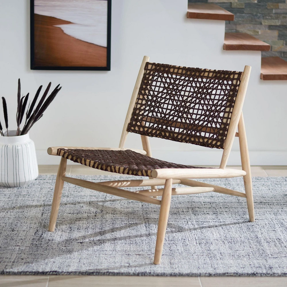 Safavieh Bandelier Leather Accent Chair