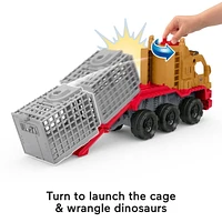 Imaginext Jurassic World: La Colo du Crétacé-Coffret Camion de Capture et Yaz