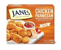 Janes Pub Style Chicken Parmesan Nuggets with Marinara Sauce