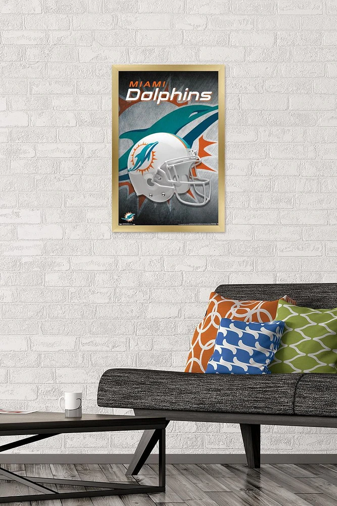 NFL Miami Dolphins - Helmet 18 Wall Poster