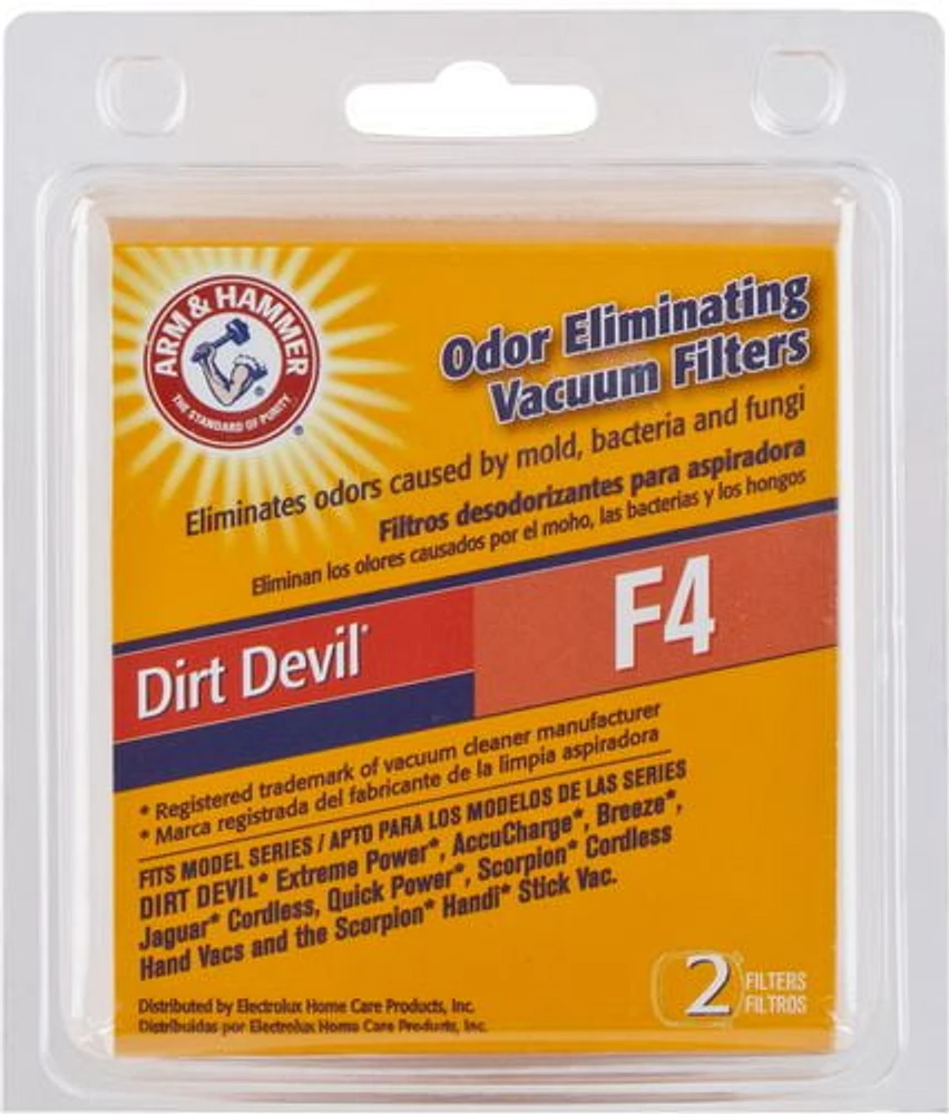Filtre Arm & Hammer - Dirt Devil F4