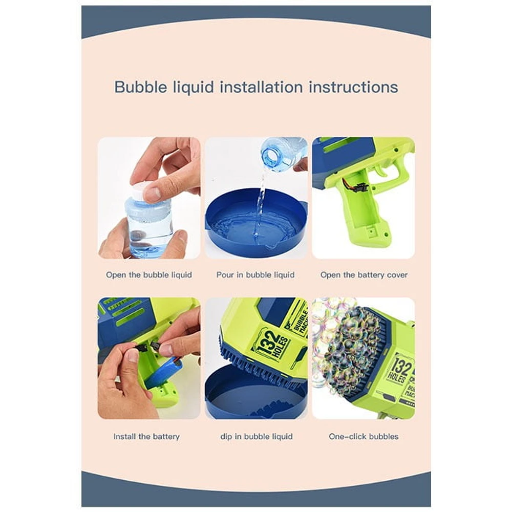 Tradeopia Pistolet à Bulles Dinosaure - Bleu Jouet Interactif à Bulles pour Enfants Jeu Extérieur Amusant à Thème Dinosaure Parfait pour Fêtes et Événements