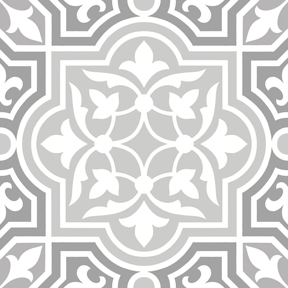 FloorPops Cheverny Peel and Stick Floor Tiles Set of 20