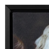 Toile moderne et légère représentant une vache et un veau hometrends