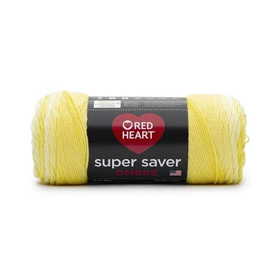 Red Heart® Super Saver® Ombre™ Yarn, Acrylic #4 Medium, 10oz/283g, 482 Yards, Gorgeous ombre yarn
