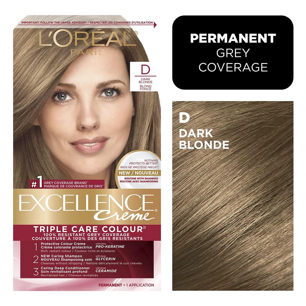 L'Oréal Paris Permanent Hair Colour Excellence Crème, 1 EA