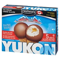 Chapman's Yukon Grizzly Double the Dip Cone, 5 x 140mL