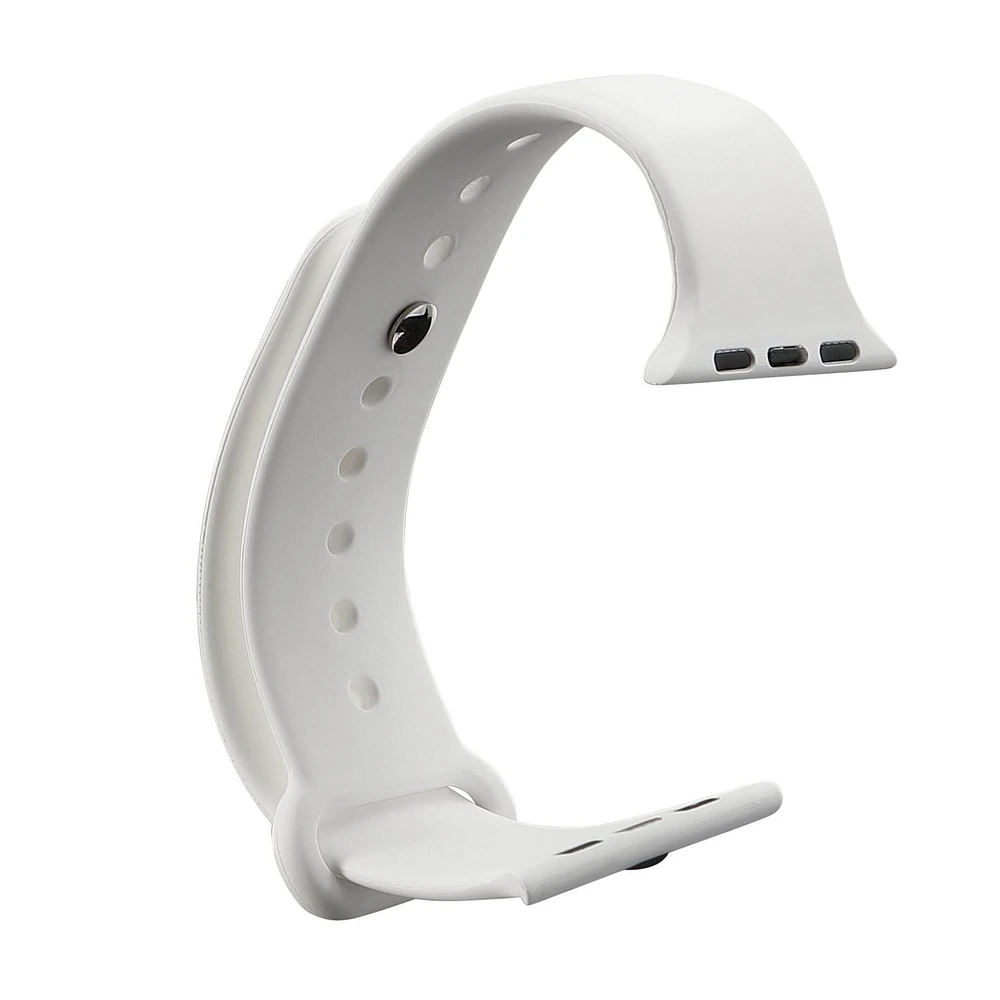 onn. Premium Silicone Band for 38-40-41 mm Apple Watch, Adjustable Fit