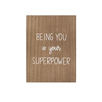 Dessus de boîte artistique "Being You Is Your Superpower"